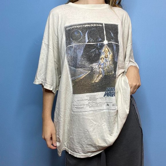 RETRO STAR WARS GRAPHIC DOUBLE SIDED TSHIRT